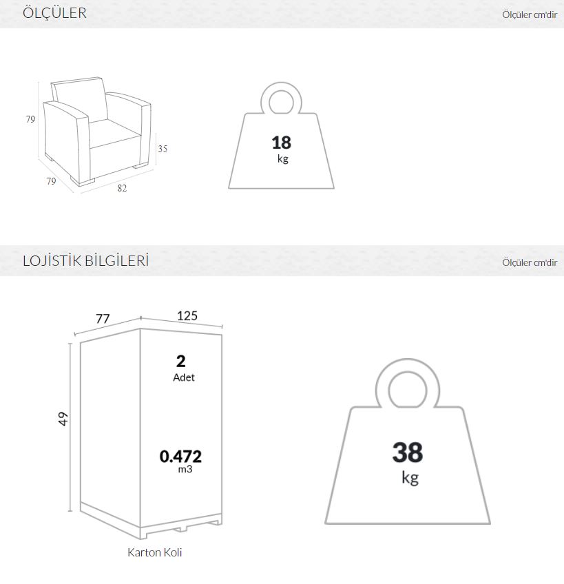 831 MONACO TEKLİ KOLTUK